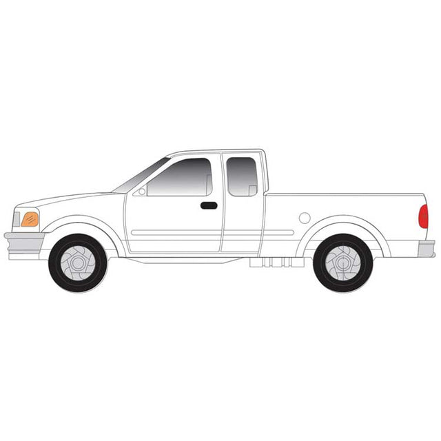 1997 Ford F-150 Pickup Truck 2-Pack - Standard Sides - Assembled -- White