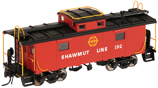 International Car Co. NE-6 Caboose - Ready-to-Run -- Pittsburgh & Shawmut #192