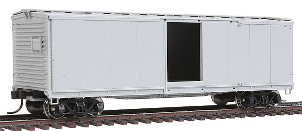 USRA Steel Rebuilt Boxcar - Ready to Run - Master(R) -- Undecorated (7-8 End, 8-Panel, Fishbelly Underframe)