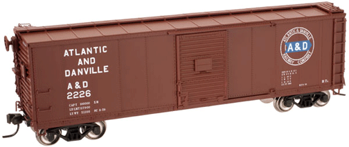 USRA Steel Rebuilt Boxcar - Ready to Run - Master(R) -- Atlantic & Danville #2226