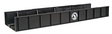 Decorate Plate Girder Bridge w/Code 100 Track -- Great Northern (black, white)