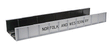 Decorated Plate Girder Bridge w/Code 100 Track -- Norfolk & Western (silver)