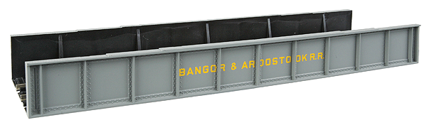 Code 100 Decorated Plate Girder Bridge -- Bangor & Aroostook