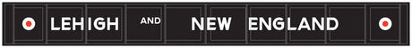 Decorated Plate Girder Bridge w/Code 100 Track -- Kit - Lehigh & New England (black)