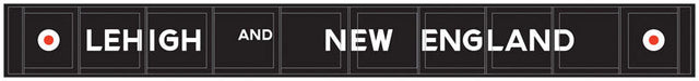 Decorated Plate Girder Bridge w/Code 100 Track -- Kit - Lehigh & New England (black)