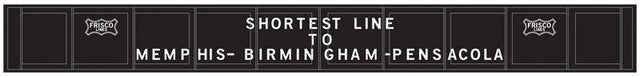Decorated Plate Girder Bridge w/Code 100 Track -- Kit - St. Louis-San Francisco (Frisco, black, Shortest Line Slogan)