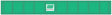 Decorated Plate Girder Bridge w/Code 100 Track -- Kit - Penn Central (jade green, white)