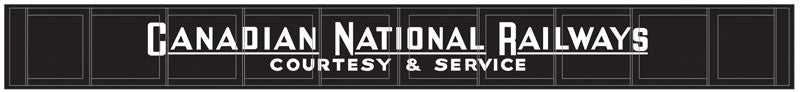 Decorated Plate Girder Bridge w/Code 100 Track -- Kit - Canadian National (black, white)