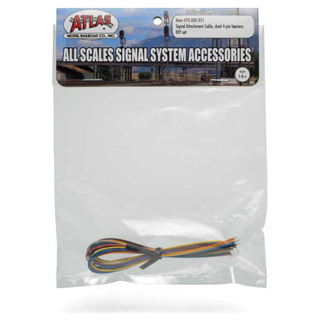 Signal Attachment Cable - All Scales Signal System -- Dual 4-pin harness DIY set