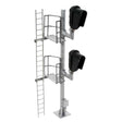 Double-Head Modern Hooded Signal - All Scales Signal System -- Left Hand