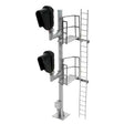Double-Head Modern Hooded Signal - All Scales Signal System -- Right Hand