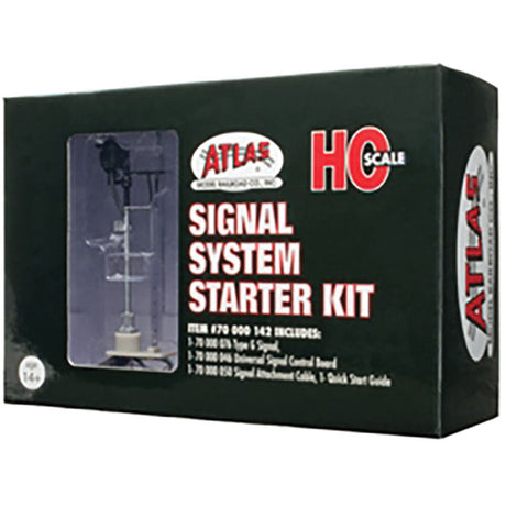 Signal Starter Set - All Scales Signal System -- 1 Each: Single-Head Type G Signal, Control Board and Signal Attachment Cable