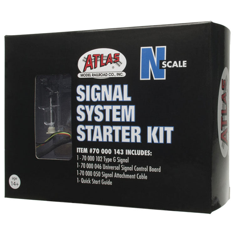 Signal Starter Set - All Scales Signal System -- 1 Each: Single-Head Type G Signal, Control Board and Signal Attachment Cable