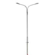 Double-Arm Streetlight 3-Pack - Warm White LED -- Gray