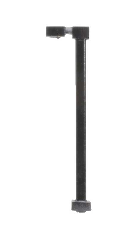 Single-Arm Square LED Light 3-Pack -- Black (cool white LED) 15 Scale Feet Tall
