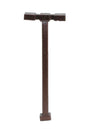 Double-Arm Square LED Light 3-Pack -- Bronze (warm white LED) 15 Scale Feet Tall