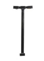 Double-Arm Square LED Light 3-Pack -- Black (warm white LED) 15 Scale Feet Tall