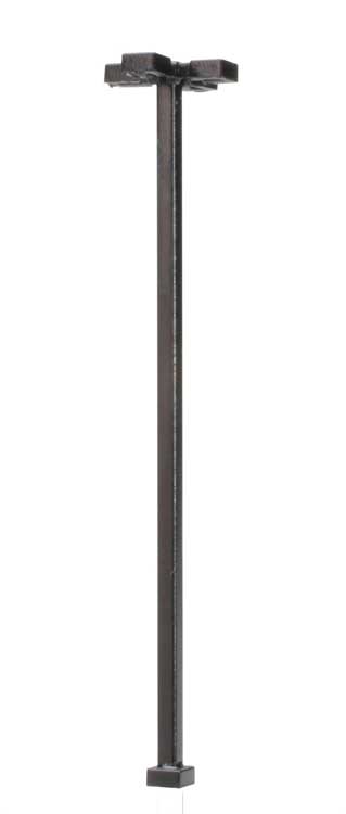 Four-Arm Square LED Light 3-Pack -- Black (cool white LED) 30 Scale Feet Tall