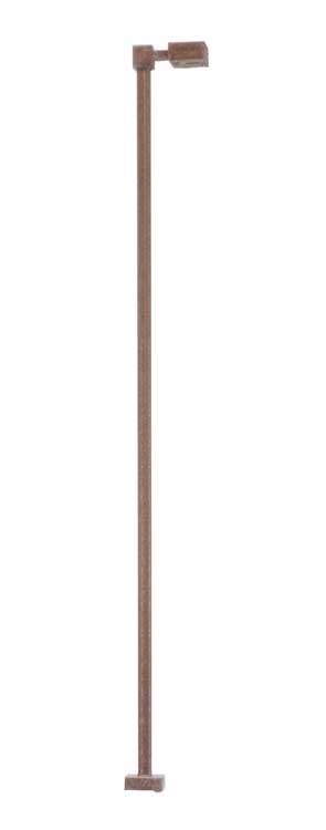 Single-Arm Square LED Light 3-Pack -- Bronze (warm white LED) 30 Scale Feet Tall