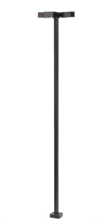 Four-Arm Square LED Light 3-Pack -- Black (cool white LED) 30 Scale Feet Tall