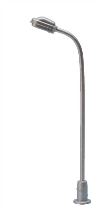 Single-Arm LED Streetlight 3-Pack -- Silver (cool white LED)