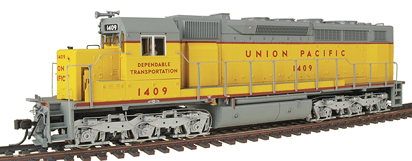 Gold Series Diesel EMD SDP35 w/Low-Nose - Powered w/Sound & DCC -- Union Pacific #1409 (As Delivered; yellow, gray, red)