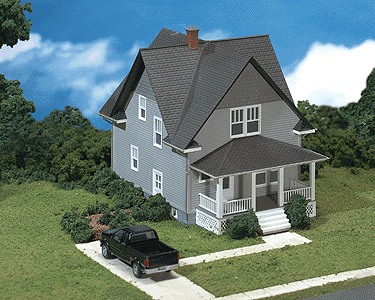 Kim's Classic American Home - Kit -- Light Gray, Medium Gray, White, Black - 6-5/16 x 3-5/16 x 4-1/2"