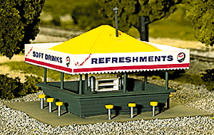 Refreshment Stand -- 3-3/8 x 4-1/4"  8.4 x 10.7cm