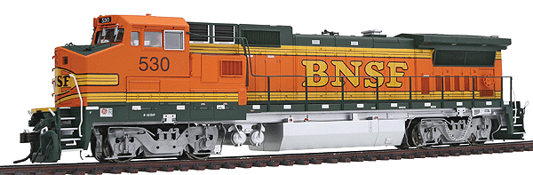 Atlas HO Master(R) Silver Series Dash 8-40BW, Powered, Standard DC -- Burlington Northern Santa Fe #530 (H2), Standard Cab w/Ditch Lights