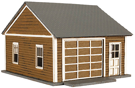 Kim's Classic Garage - Kit (Laser-Cut Wood) -- pkg(2)