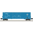 Evans 53' Double Plug-Door Boxcar - Master(R) -- Boston & Maine #134 (blue, McGinnis Logo)