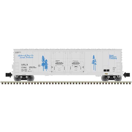 Evans 53' Double Plug-Door Boxcar - Master(R) -- Bend Millwork USLX #17050 (gray, blue)