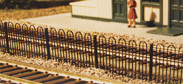 Hairpin Style Fence -- Approximate Length: 35-1/2"  90.2cm
