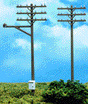 Telephone Poles -- pkg(12)
