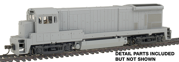 Master Gold Series Diesel GE B30-7 - Sound & DCC EquippedSound -- Undecorated - Phase I w/Low Nose; No Nose Headlight, w/AAR Trucks