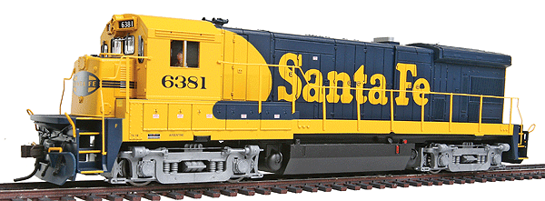 Master Gold Series Diesel GE B23-7 - Sound & DCC Equipped -- Santa Fe #6381, Low Nose