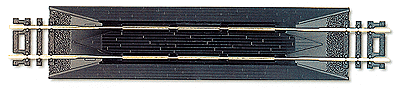 Rerailer -- Nickel-Silver Rail, Black Ties