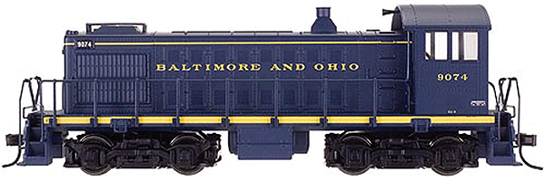 Diesel Alco S-2 Powered -- Baltimore & Ohio #9074 (blue, yellow)