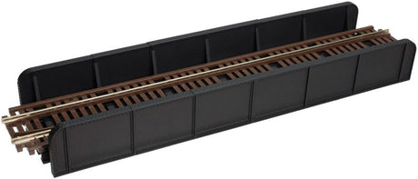 Through Plate-Girder Bridge with Code 100 Track -- Kit - Single-Track (black)