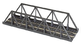 65' Warren Truss Bridge - Kit -- Code 100 Nickel-Silver Rail - 9"  22.9cm