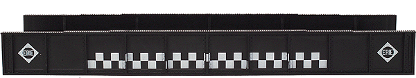 Decorated Plate Girder Bridge w/Code 100 Track - Kit -- Erie (black, white)