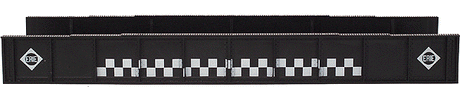 Decorated Plate Girder Bridge w/Code 100 Track - Kit -- Erie (black, white)