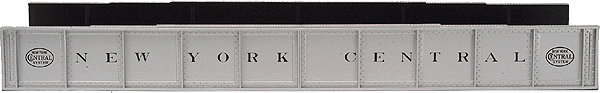 Decorated Plate Girder Bridge w/Code 100 Track - Kit -- New York Central (silver, black)
