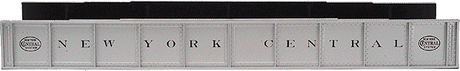 Decorated Plate Girder Bridge w/Code 100 Track - Kit -- New York Central (silver, black)