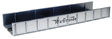 Decorated Plate Girder Bridge w/Code 100 Track -- Denver & Rio Grande Western (silver, black)