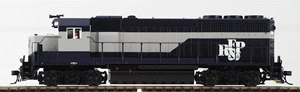 Diesel EMD GP40 Powered -- Richmond, Fredericksburg & Potomac - Painted (blue, gray), No Unit Number
