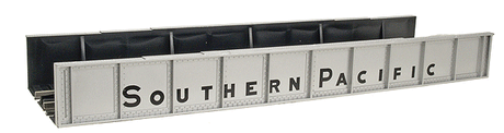 Code 100 Plate Girder Bridge -- Southern Pacific (silver, black)