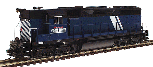 Diesel EMD SD35 High-Nose Powered -- Montana Rail Link; Painted (blue, black, white), No Unit Number
