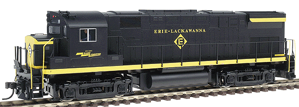 Diesel Classic Alco C-424 Phase 1 Powered -- Erie Lackawanna - Painted (black, yellow), No Unit Number