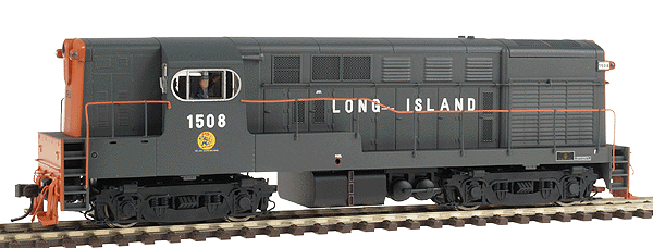 Diesel F-M H16-44 Powered; Early "Loewy" Body & Cab w/Sill-Mounted Handrai -- Long Island #1508 (gray, orange)